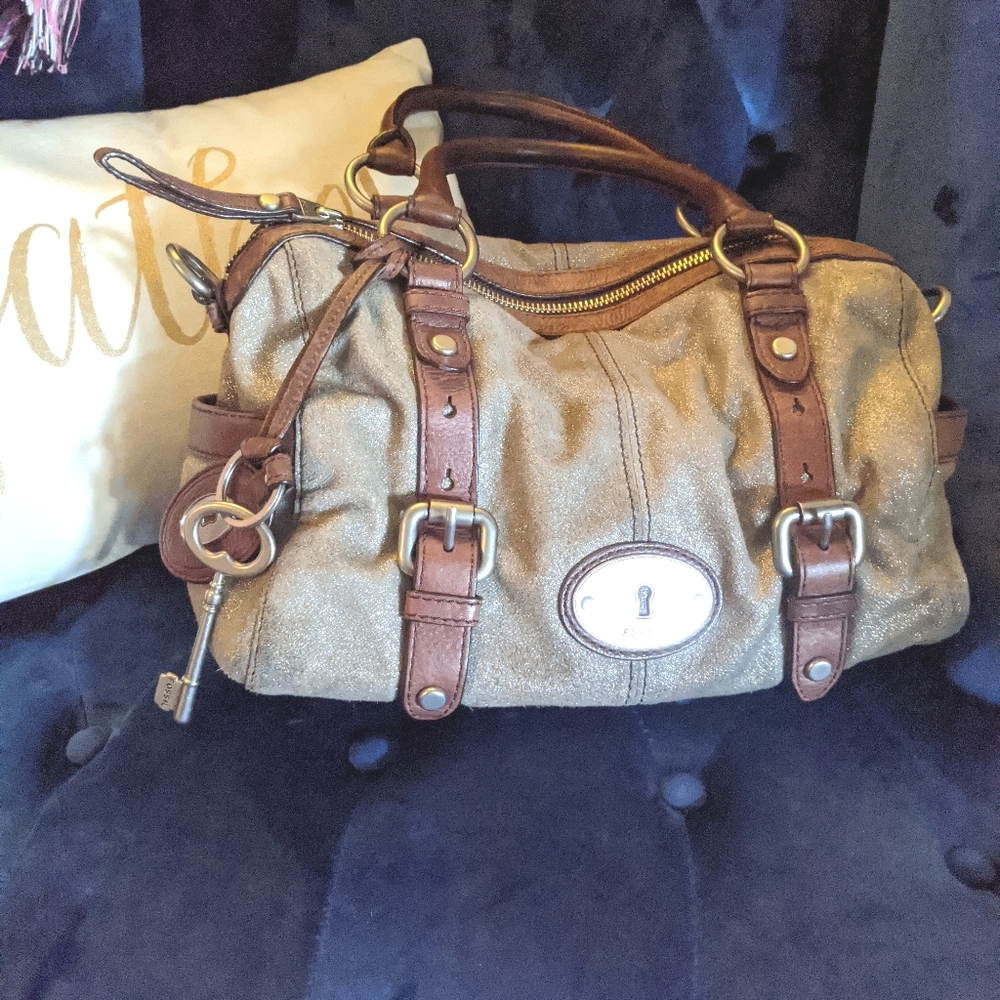 FOSSIL Fabric and Leather Purse